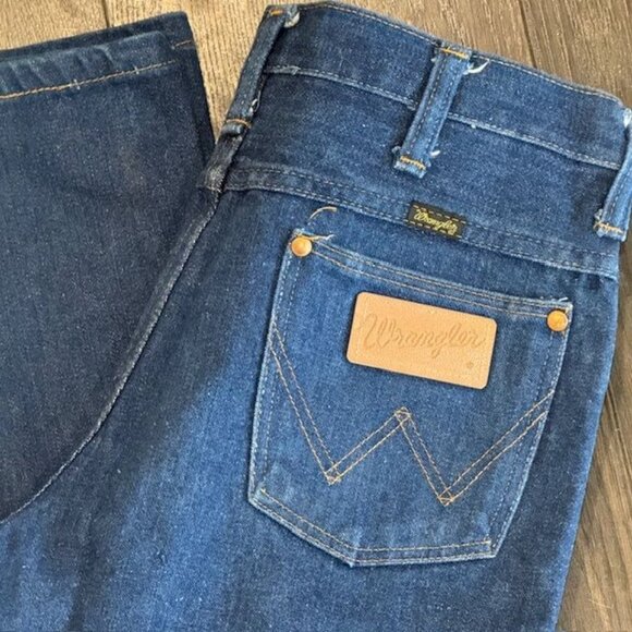 Vintage Men's Wrangle Jeans 30 x 32 No Fault Student 1970's - Picture 1 of 8